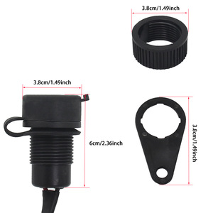 Cargador USB doble para motocicleta para Yamaha 700, convertidor de enchufe 5V 2A, adaptador negro, para Yamaha, <span class=keywords><strong>SP</strong></span>, 2, 2, 2, 2, 2, 2, 2, 2, 2, 2, 2, 2, <span class=keywords><strong>900</strong></span> - Product Image 6