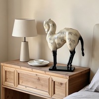 Sculpture de cheval Tang en céramique émaillée faite à la main, statue animale, ornement décoratif pour la maison, l'hôtel, le bureau, la bibliothèque, souvenir d'entreprise, cadeau