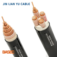Câble d'alimentation industriel LSZH SWA XLPE en cuivre sans oxygène résistant à la chaleur ROHS pour basse tension 1kV 1*1.5mm