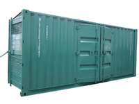 Groupe électrogène diesel de type conteneur 400 kW, triphasé, étanche, pour les mines, les chantiers de construction, les usines, les hôpitaux, solution d'alimentation de secours