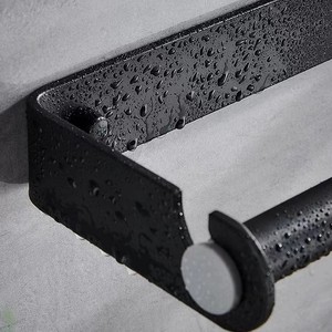 ホームキッチン用キャビネットペーパータオルホルダーの下の接着剤ウォールマウントステンレススチールペーパータオルロールホルダー - Product Image 5