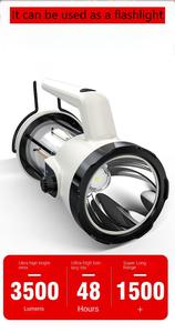 New Romantic High Power Searchlight and Led Lantern 2 in 1 TYPE-C Rechargeable Outdoor <b>Waterproof</b> Modern Led Camping <b>Light</b> - Product Image 5