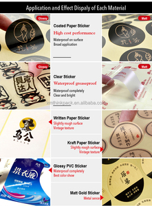 Tùy chỉnh không thấm nước trong suốt Vinyl rõ ràng logo nhãn dán nhãn cho chai mỹ phẩm bao bì nhãn với logo - Product Image 3