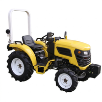 Tracteur agricole fiable 50 CV 4x4 avec auvent/ROPS, broyeur de bois, certificat Euro5 COC
