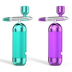 Hot Sale Wholesale Portable Mini Airbrush Gun <b>Set</b> Cordless Air Brush Paint Spray Gun Art Craft Nail Design <b>Makeup</b> Model - Product Image 2