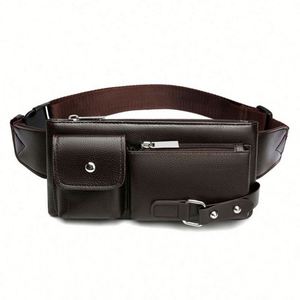 Sac bandoulière unisexe en cuir PU I-0326 avec fermeture éclair, imperméable et confortable pour une utilisation quotidienne et en extérieur - Product Image 1