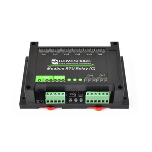 โมดูลรีเลย์แบบล็อค 8 ช่องสัญญาณ Modbus RTU (C) พร้อมอินเทอร์เฟซ RS485 วงจรป้องกันแบบแยกหลายจุด ตัวเรือนแบบติดตั้งบนราง - Product Image 2