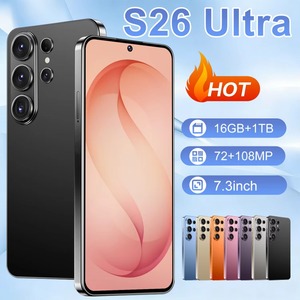 Teléfono Inteligente S26 Ultra 5G Desbloqueado, Android 14, Octa Core, Pantalla <span class=keywords><strong>de</strong></span> 7.3 Pulgadas, 16GB <span class=keywords><strong>de</strong></span> RAM, 1TB <span class=keywords><strong>de</strong></span> ROM, Edición Global Dual - Product Image 3
