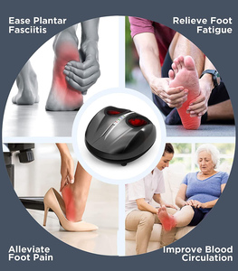 Healthpal-masajeador de pies Oem Odm Shiatsu, terapia de amasado profundo, máquina de presión de aire con calor calmante - Product Image 4