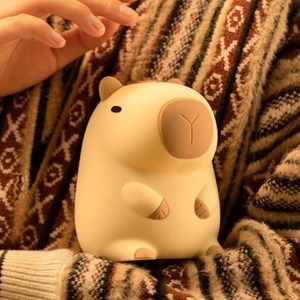 Cute Capybara <b>Night</b> Lamp 800mAh 1200mAh Battery Touch Control Nursery <b>Night</b> <b>Light</b> Bedside Table Lamp for <b>Boys</b> Girls Kids - Product Image 2