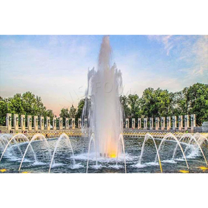 Đầy Đủ Thiết Lập Ngoài Trời Trang Trí Đài Phun Nước Tính Năng Hiện Đại Nhỏ Vòng Thép Không Gỉ Nhảy Múa Âm Nhạc Đài Phun Nước - Product Image 3