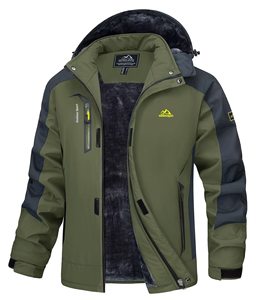 Chaqueta con Logotipo Personalizado al por Mayor, Chaqueta de Invierno para Esquí, Chaqueta Cortavientos para Hombre, Chaqueta de Invierno con Cremallera - Product Image 1