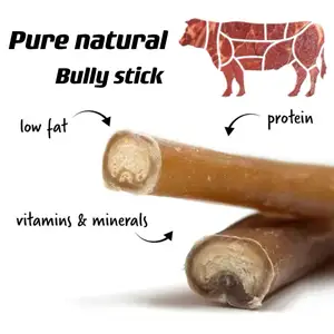 Hoge Kwaliteit Fabriek Directe Verkoop Hot Selling High Protein Natuurlijke Bullebak Sticks Gemakkelijk Te Verteren Orale Reiniging Traktaties Voor Huisdieren