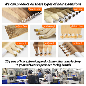 Extensions de cheveux à double trame, 24 pouces, Remy, 100% cheveux humains, extensions Genius Weft, lisses, trame nouée à <span class=keywords><strong>la</strong></span> <span class=keywords><strong>main</strong></span> - Product Image 6