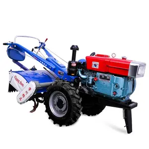 Motor pertanian mini, motor diesel, dua roda Mini berjalan, harga traktor tangan 15hp 18hp 20hp 22hp