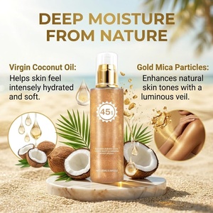 Dry Oil Vegan Shiny <b>Makeup</b> Body Face Hair Oil Shimmer Dry Oil - Product Image 4