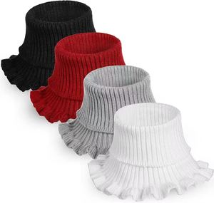 HZO-23082 <strong>Detachable</strong> <strong>Collars</strong> for Women Ruffled Turtleneck Dickey <strong>Collar</strong> Winter Mock Blouse Turtle Neck False <strong>Collar</strong> - Product Image 5