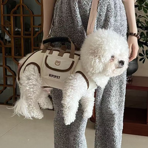 Hippet Dog <b>Backpack</b> Breathable Travel Shoulder Bag For Pets Multi Functional Pet Carrier With Leash And Pocket - Product Image 2