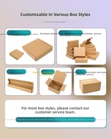 Boîtes rigides gaufrées en carton recyclé pour chaussettes en fourrure, logistique postale express