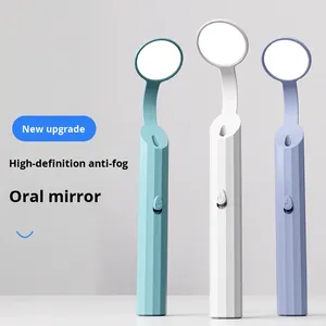 Specchio Orale LED Antiappannamento in Microcristallo, Endoscopio Dentale, Specchietto per Denti, Strumento di Ispezione Illuminato per Dentisti e Uso Domestico, Classe I - Product Image 1
