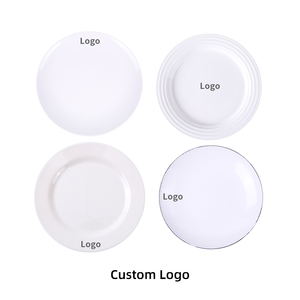 <span class=keywords><strong>Vajilla</strong></span> de plástico de melamina plana blanca ecológica con logotipo personalizado, platos baratos <span class=keywords><strong>para</strong></span> cena y postre <span class=keywords><strong>para</strong></span> uso en restaurantes y hoteles - Product Image 4