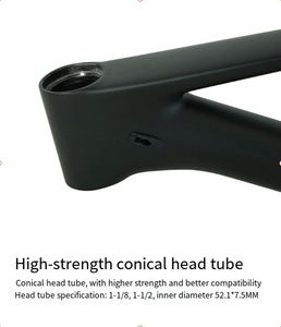 Bicicleta de Montaña <span class=keywords><strong>MTB</strong></span> con Cuadro Rígido de Fibra de Carbono en Negro Mate de 29 Pulgadas, Monovelocidad, <span class=keywords><strong>Desviador</strong></span> <span class=keywords><strong>Delantero</strong></span>, Diseño Popular - Product Image 5