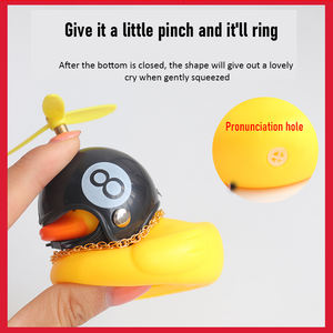 <span class=keywords><strong>Coche</strong></span> lindo pato con casco viento roto pequeño pato amarillo bicicleta motocicleta casco montar ciclismo decoración <span class=keywords><strong>coche</strong></span> adornos Accesorios - Product Image 3