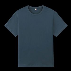 Design Wholesale Custom logo Shoulder Over Sized Boxy t Shirts Pure Cotton Embroidery Men's Plain T Shirts - Product Image 1