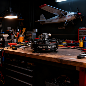 Moteur Brushless DC en métal <span class=keywords><strong>T</strong></span>-Motor AS2303 1500KV 1800KV 2300KV pour <span class=keywords><strong>avion</strong></span> RC acrobatique F3P d'intérieur à aile fixe 2-3S 12N14P - Product Image 1