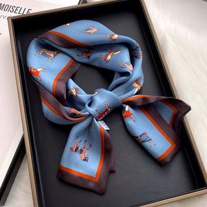 Écharpe de cou et bandeau de luxe 100 % soie de mûrier longue et douce pour femme, polyvalente, idéale pour le quotidien, les fêtes et comme cadeau - Product Image 3