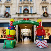 Arche publicitaire gonflable de Noël pour promotion extérieure en gros
