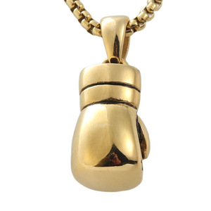 Collier pendentif gant de boxe en acier inoxydable unisexe, style rétro punk, bijoux tendance - Product Image 2