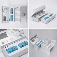 Coffret cadeau de soins de la peau haut de gamme, emballage en forme de livre, design exquis, logo personnalisable