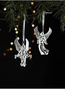 Navidad Decor Customized Clear Acrylic Christmas Snowflake Hanging Pendant Ornaments Waterproof Transparent <b>LED</b> Christmas <b>Tree</b> - Product Image 4