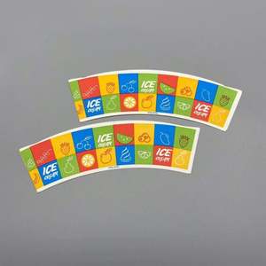 Tazón y Vaso de Papel con Revestimiento de PE de Doble Cara para Café, Snacks, Fideos, Ensaladas y Otros Alimentos - Compatible con Impresión Offset - Product Image 1