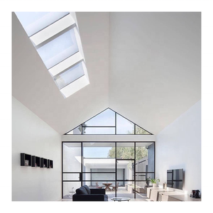 Kaca gaya kontemporer piramida langit surya bingkai penutup jendela atap lampu langit-langit listrik - Product Image 5