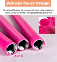 Nouveau Fitness Gym Silicone Anti-dérapant Grip Protection Gymnastique Formateur Stripper Pole Danse Bâtons Kit pour Home Gym Party Club