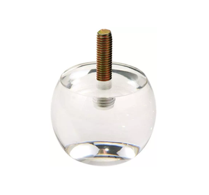 Pieds <span class=keywords><strong>de</strong></span> meubles en acrylique Pieds <span class=keywords><strong>de</strong></span> canapé Rehausseurs <span class=keywords><strong>de</strong></span> meubles transparents pour canapé Cabinet Home Decor DIY Jambes Pack <span class=keywords><strong>de</strong></span> 4 (3.1 ''D X 2.4' 'H Clear) - Product Image 1