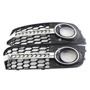 Kit de Rejilla con Luces LED de Circulación Diurna para Audi A4B8, Rejilla de Panal con Luces Antiniebla Modificadas, 2009-2011 - Product Image 3