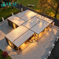 Villa préfabriquée AKAY, maisons modulaires préfabriquées, assemblage rapide, système d'eau et d'électricité dissimulé, maisons pour appartements et hôtels