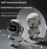Haut-parleur robot intelligent pour système audio 5.0 avec subwoofer, LED RGB, AirPlay, longue autonomie de batterie, musique pour l'écoute quotidienne
