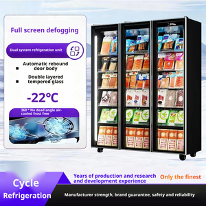 Nuevo Diseño de Refrigerador Comercial de Acero Inoxidable con Enfriamiento por Aire, Gabinete Refrigerado para Carne, Sin Escarcha, 2 Puertas, para Supermercados y Hoteles - Product Image 5