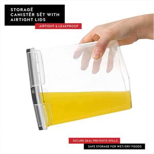 ชุดภาชนะเก็บอาหารแบบสุญญากาศชุดเก็บอาหาร8ชิ้นปราศจากสาร BPA 1.4L สำหรับห้องครัวภาชนะเก็บของในครัว - Product Image 5