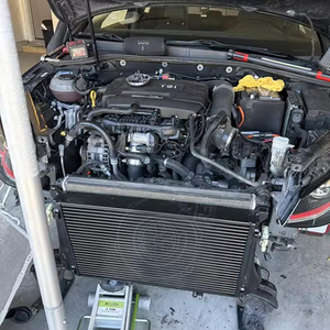 อินเตอร์คูลเลอร์สำหรับ VW Golf GTI R MK7 2.0T <span class=keywords><strong>TSI</strong></span> A3 S3 8V Leon 5F ความหนา640*410*55มม. ท่อและครีบ70มม. ทางเข้า - Product Image 2