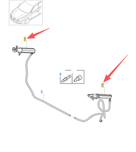 Buse <span class=keywords><strong>de</strong></span> pulvérisation <span class=keywords><strong>de</strong></span> <span class=keywords><strong>phare</strong></span> <span class=keywords><strong>de</strong></span> haute qualité pour Volvo S60 2014, références OE 31333668, 31391838, 31416484 - Product Image 5