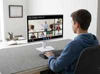 PC Todo en Uno de Fábrica Directa con Pantalla de 27 Pulgadas, Intel Core i5, 8GB de RAM, 256GB SSD, Computadora de Escritorio Blanca para Oficina y Negocios