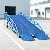 Niveleur de quai mobile robuste 8T 10T, rampe de chantier mobile, pont de chargement de conteneurs pour chariots élévateurs