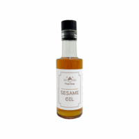 Huile de sésame grillé coréenne de qualité supérieure 180ml, pressée à basse température, naturelle, non-OGM, pure, dorée, riche en arômes, saveur noisette, sans additifs