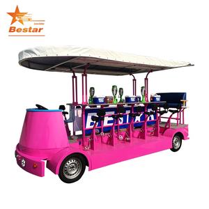 Vélo-bar électrique à pédales pour location, idéal pour les anniversaires, les soirées en <span class=keywords><strong>pub</strong></span>, les événements festifs et les voyages, pour les agences de voyage - Product Image 3