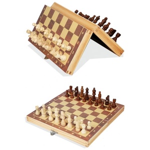 Premium Classic Wooden <strong>Chess</strong> Set Intelligent <strong>Chess</strong> Toys <strong>Board</strong> Game Convenient <strong>Chess</strong> <strong>Table</strong> - Product Image 2